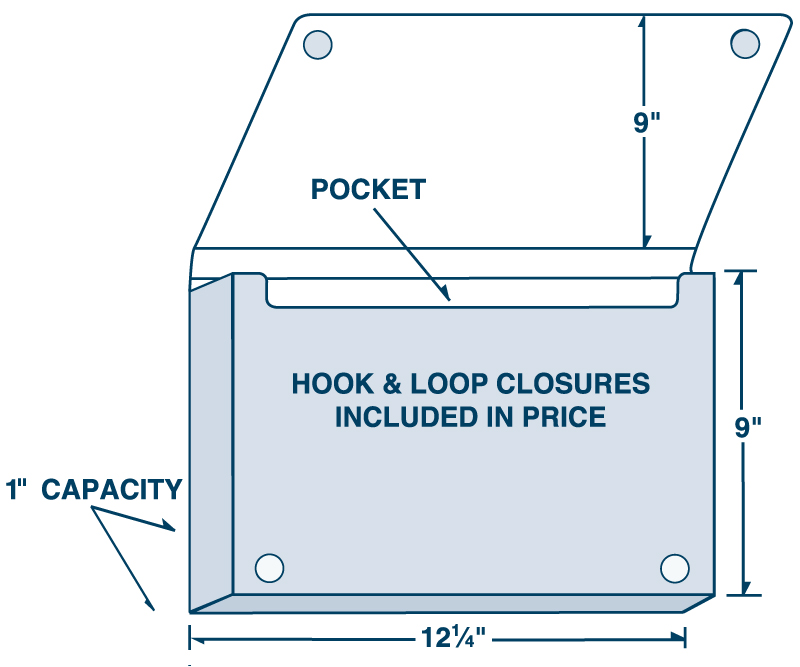 1" Capacity Horizontal Box with Full Flap