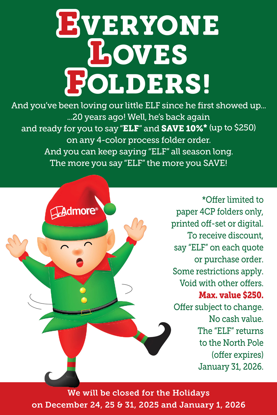 Say ELF and Save!