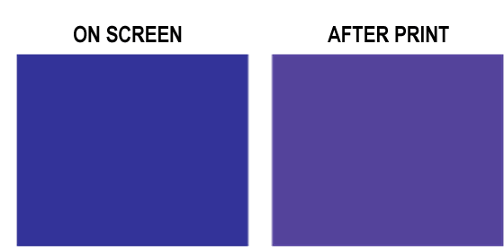 How to Avoid Blue Turning Purple