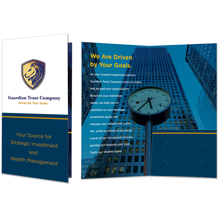 6"x 11 1/4" One Right Pocket Folder