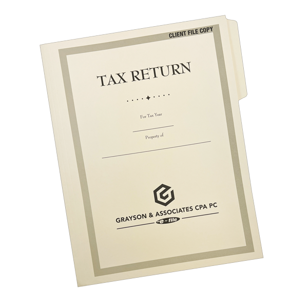 Tax File Folder