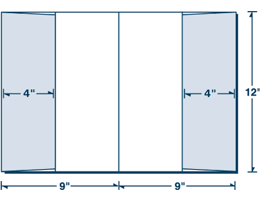 08-58 Two Vertical Pockets Folder - Admore® Inc