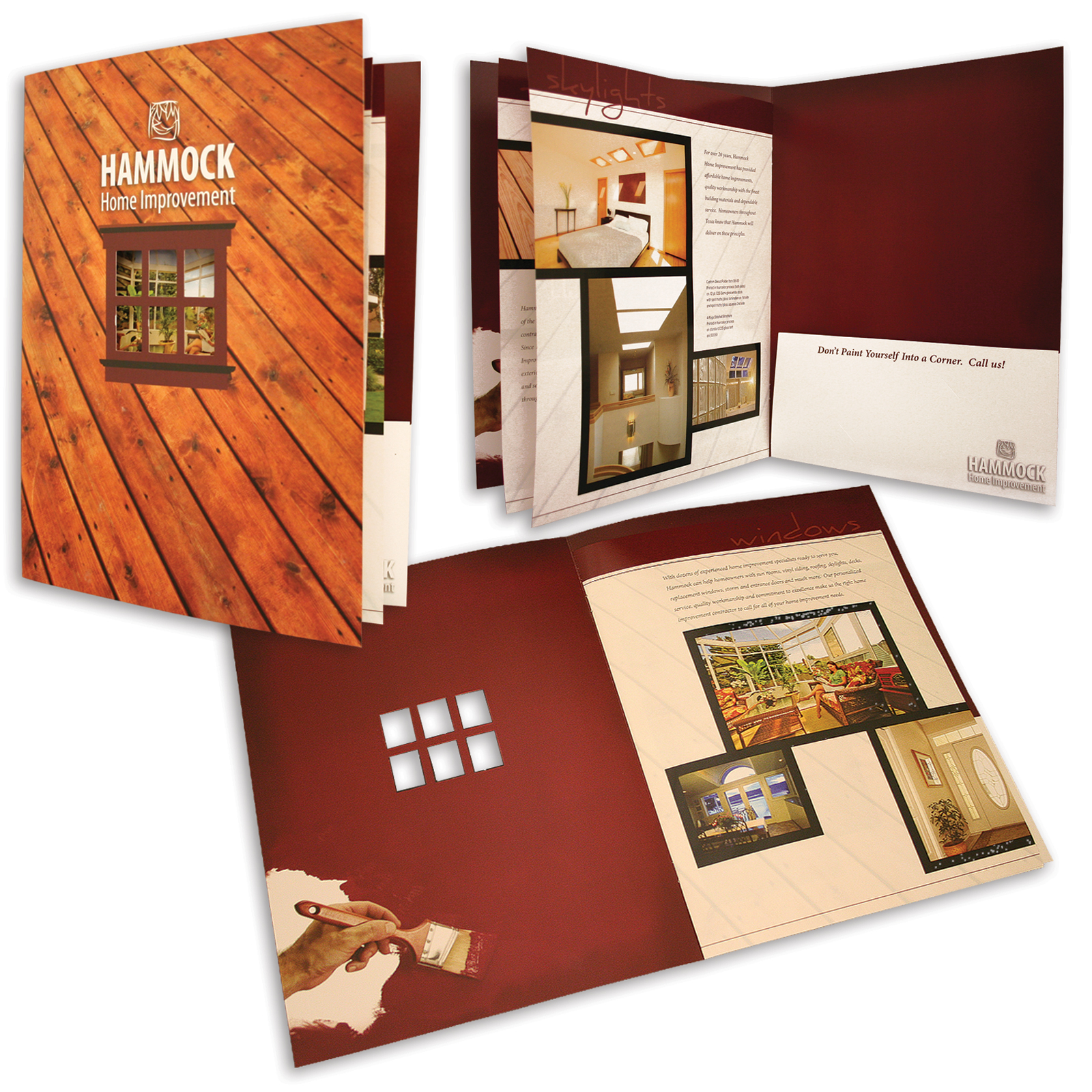 Window Pane Die Cut Outs