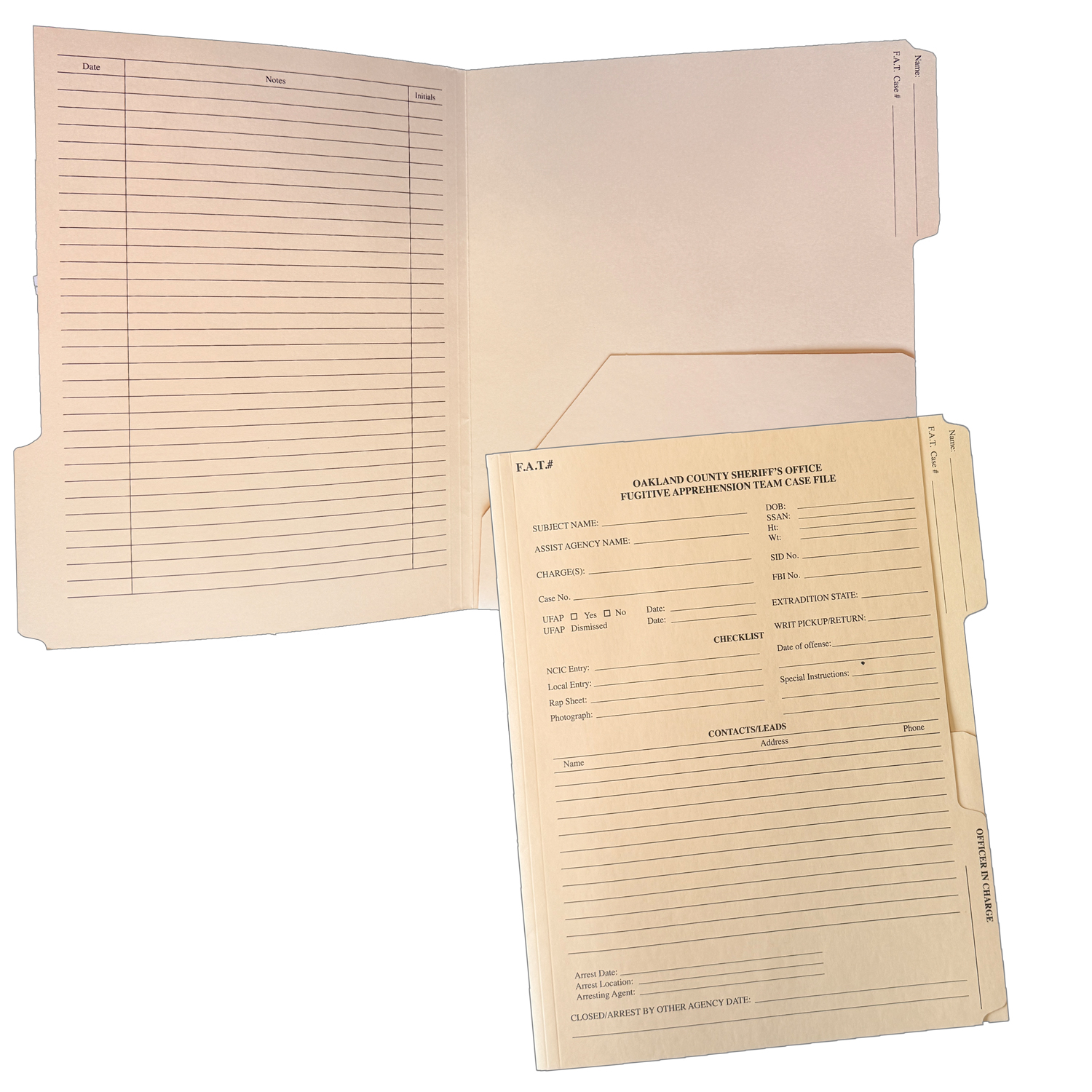 2-Tab Pkt File Folder