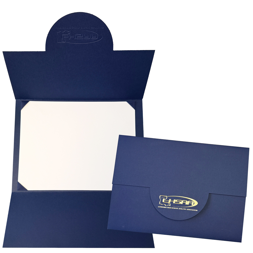 Cert Cover w/Ribbon Corners