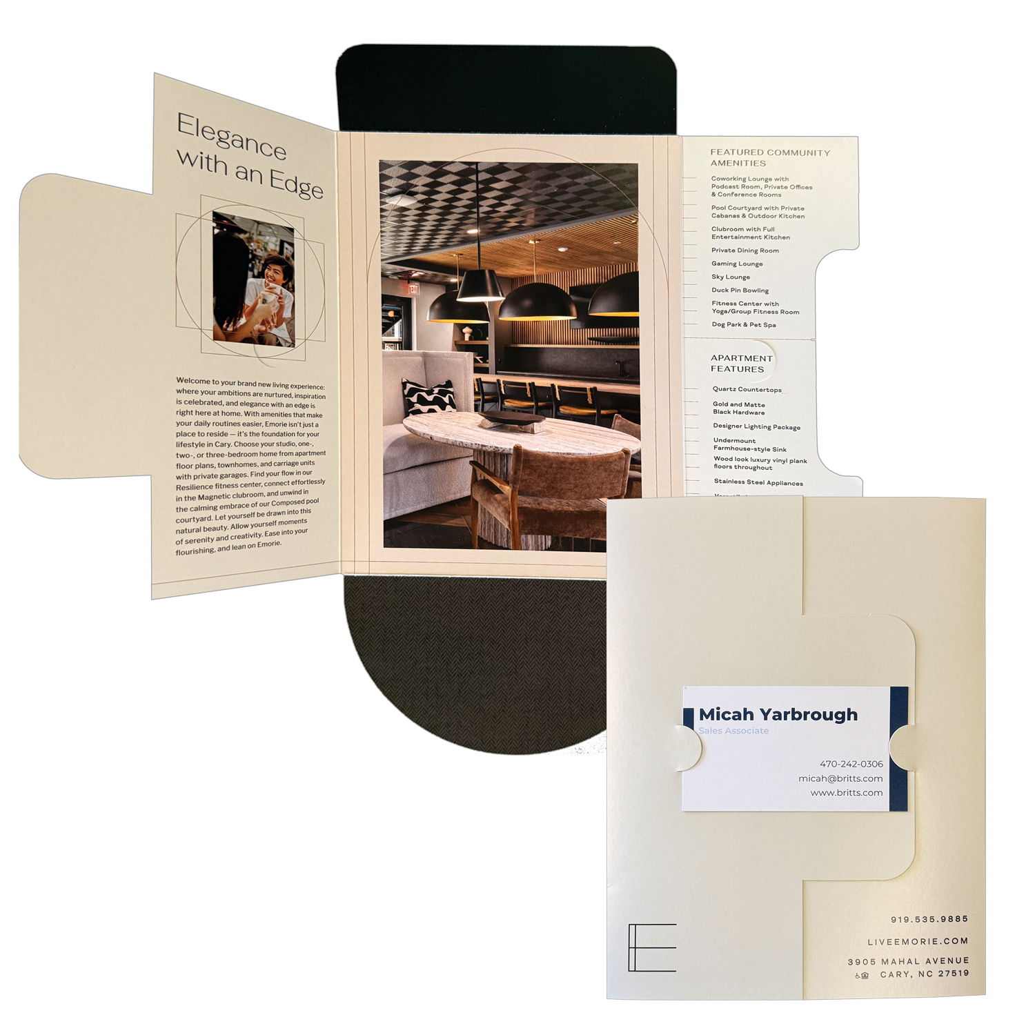 Mid-Size Unglued Fold-up Folder